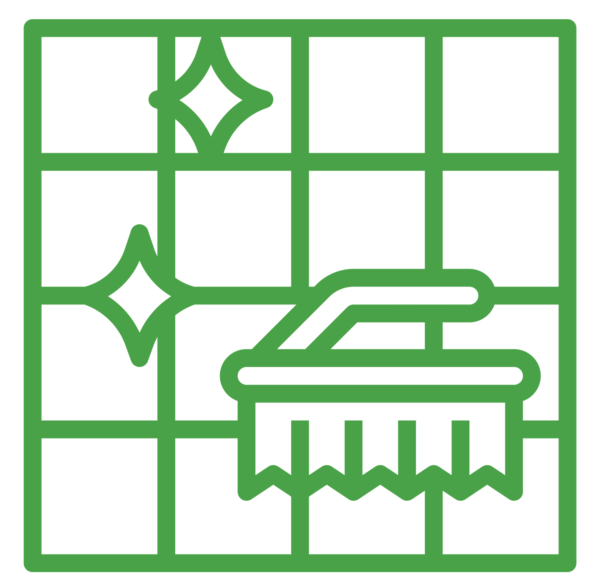Concrete-floor washing icon